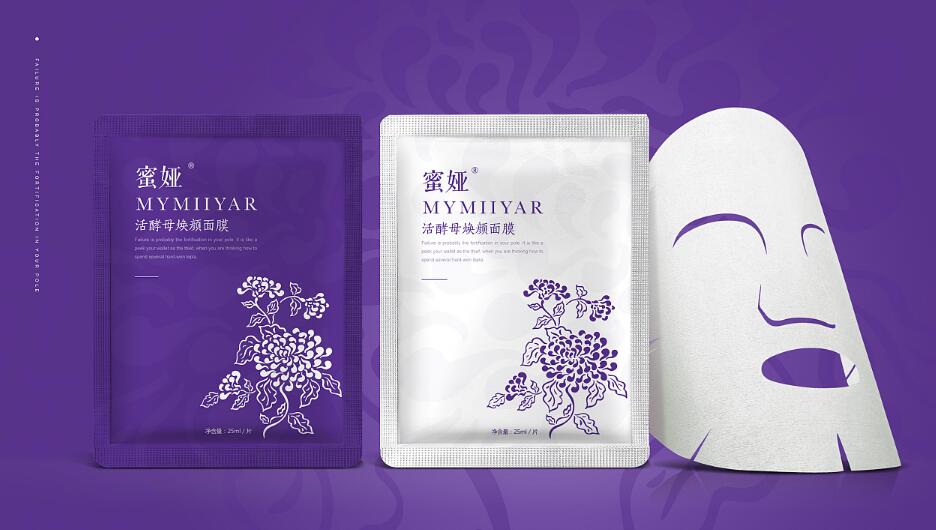 蜜婭活酵母面膜行業(yè)套裝設(shè)計案例欣賞-3