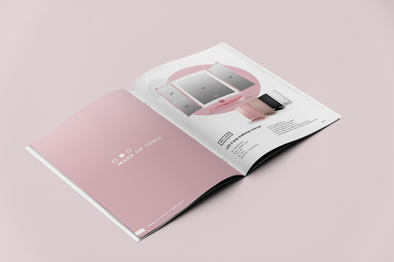 一款清新風(fēng)化妝品畫冊(cè)設(shè)計(jì)