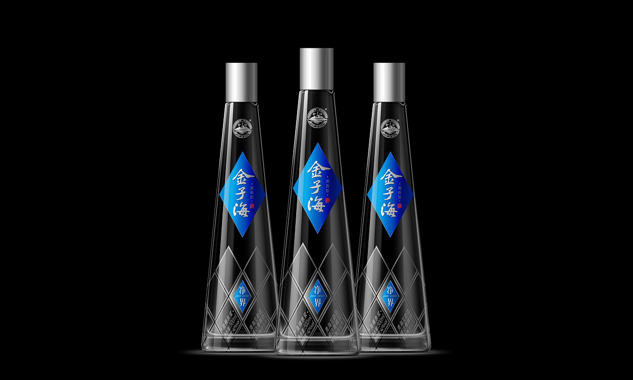 廣州天河金之海青稞白酒包裝設(shè)計案例欣賞